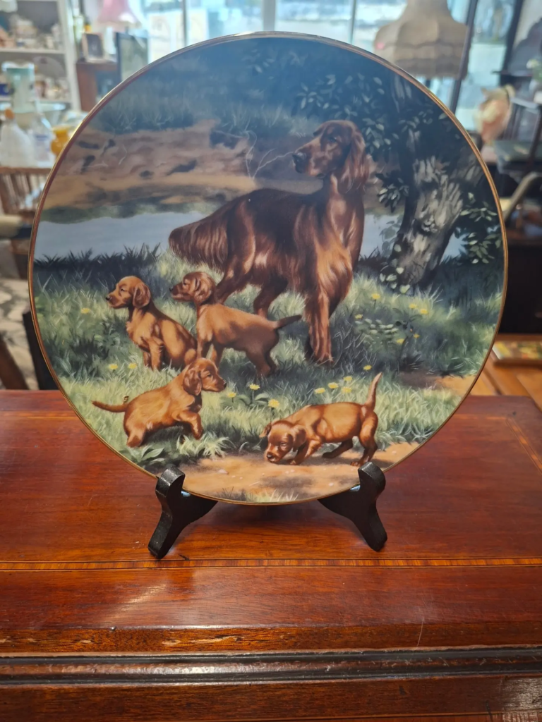 American Company  "The Hamiltion Collection"
Produced these Limited Edition Classic Sporting Dogs Plates 1989. Designed by Robert Christie. Measures 8" Excellent condition. Each comes with original box and certificate. €15 per plate.
