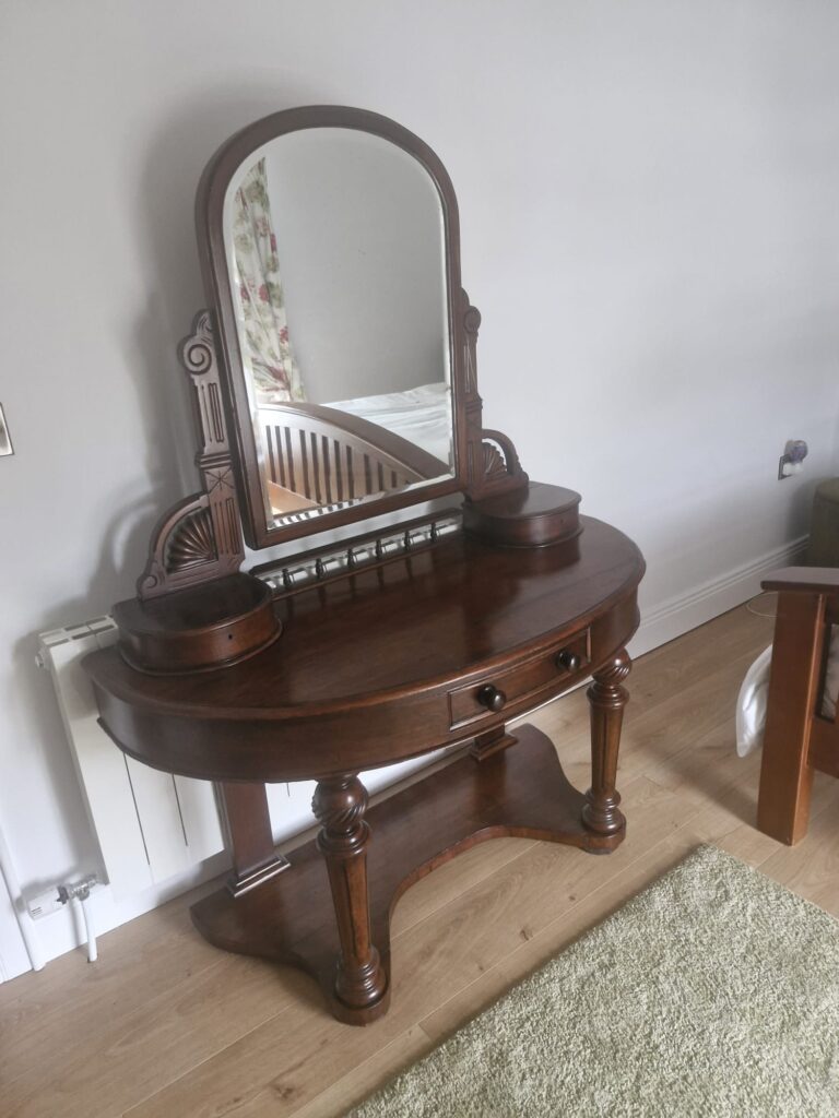 Victorian Mahogany Duchess Dressing Table
45" long by 21" deep by 61" high